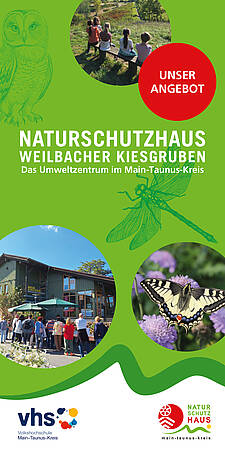 Broschüre/Flyer über das Naturschutzhaus Weilbach