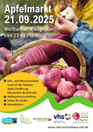Flyer Apfelmarkt am 21.09.2025